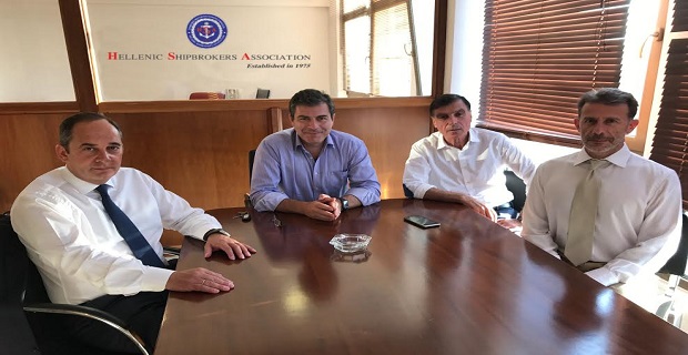 Συνάντηση του κ. Γ. Πλακιωτάκη με το Προεδρείο του Συνδέσμου Μεσιτών Ναυτιλιακών Συμβάσεων