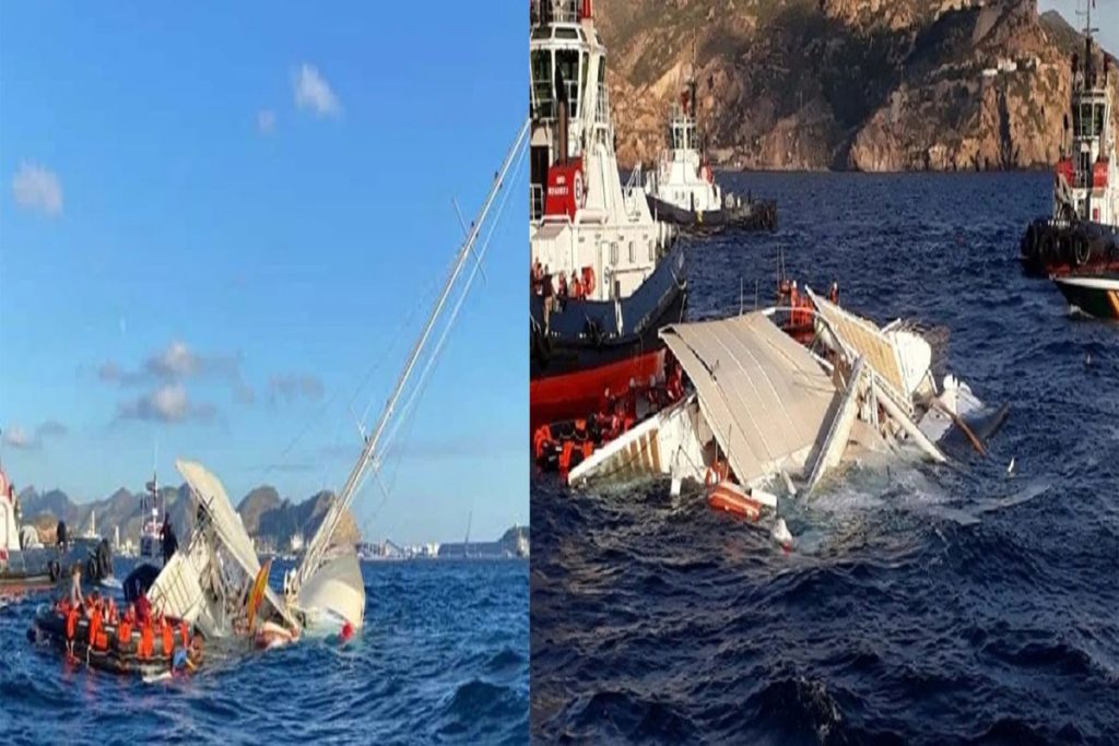 Επιβατηγό καταμαράν βούλιαξε – 33 επιβάτες διασώθηκαν (Photo)