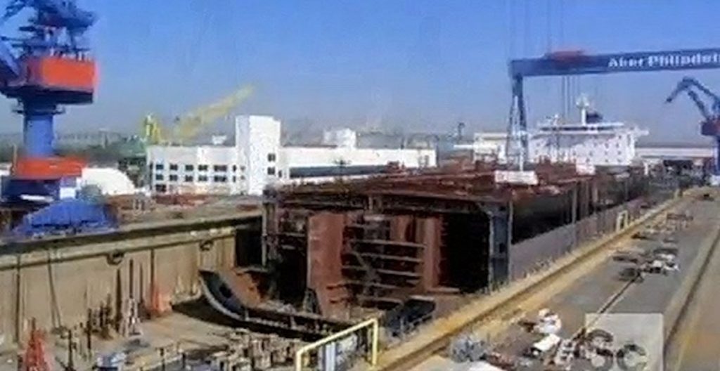 Δείτε πως κατασκευάζεται ένα δεξαμενόπλοιο 