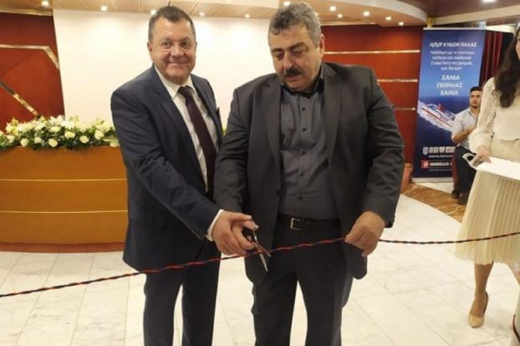 «Βαπτίστηκε»το Κύδων Παλάς των Μινωικών Γραμμών στο λιμάνι της Σούδας