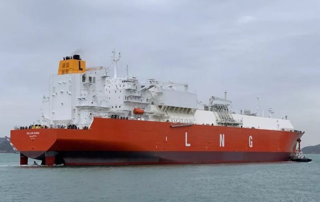 Latsco Shipping: Πρόσθεσε στον στόλο της το πρώτο νεότευκτο πλοίο μεταφοράς υγροποιημένου φυσικού αερίου LNG Carrier