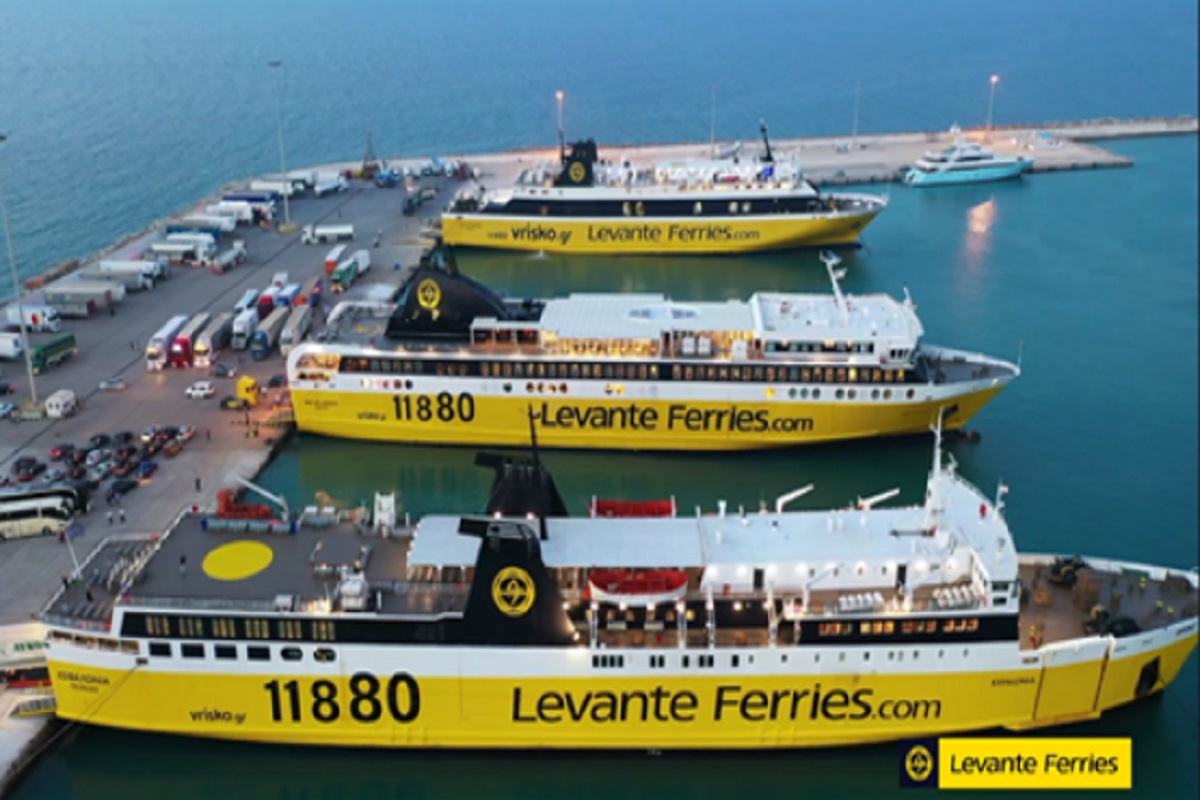 Η Levante Ferries μειώνει τους ρύπους!