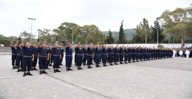 Τελετή ορκωμοσίας ενενήντα έξι (96) Δοκίμων Λιμενοφυλάκων.