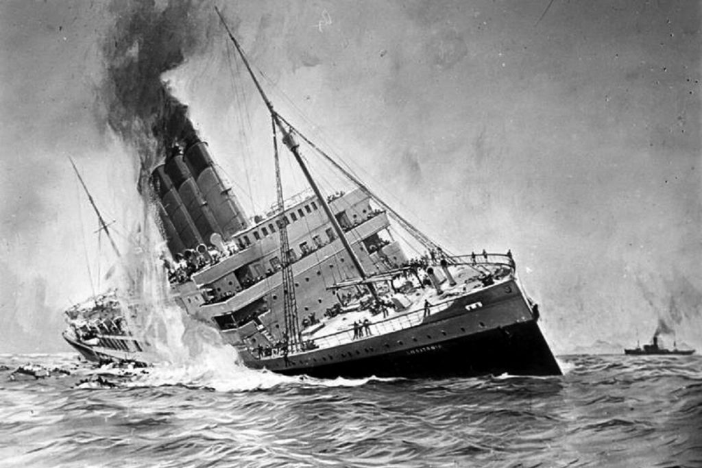 Lusitania: Το τραγικό θαλάσσιο ατύχημα που άλλαξε τον Α παγκόσμιο πόλεμο