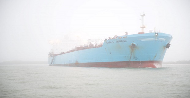 Collision near Morgans Point in Houston Ship Channel