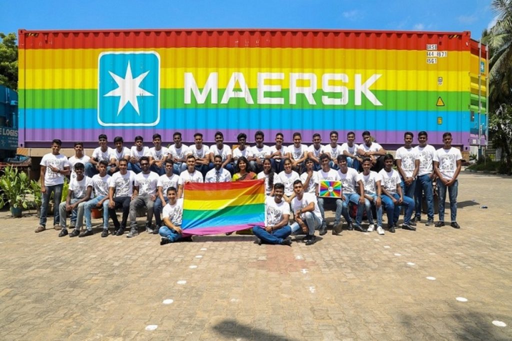 Το «Maersk Rainbow Container» ξεκινάει περιοδεία διάρκειας ενός μήνα για να προωθήσει τη διαφορετικότητα