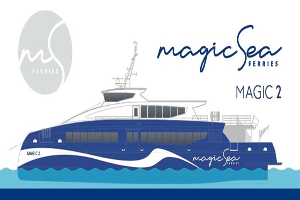 Το νεότευκτο ταχύπλοο καταμαράν «Magic 2» στον στόλο της Magic Sea Ferries