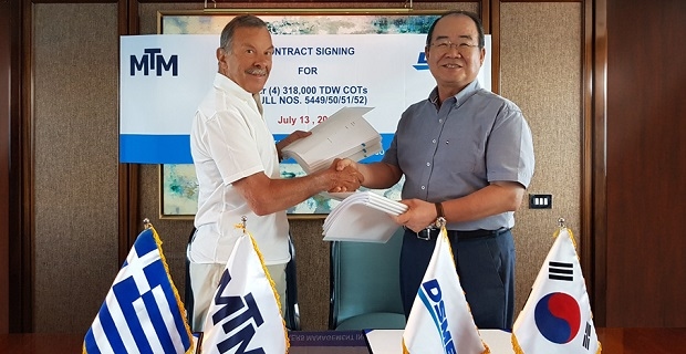 Συν τέσσερα VLCC παρήγγειλε ο Αγγελικούσης από την νοτιοκορεάτικη DSME