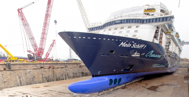 ΒΙΝΤΕΟ: Καθελκύστηκε το Mein Schiff 1