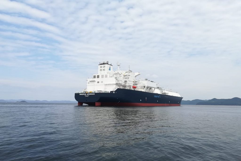Η Minerva παρέλαβε το νεότευκτο πλοίο μεταφοράς LNG “MINERVA AMORGOS“