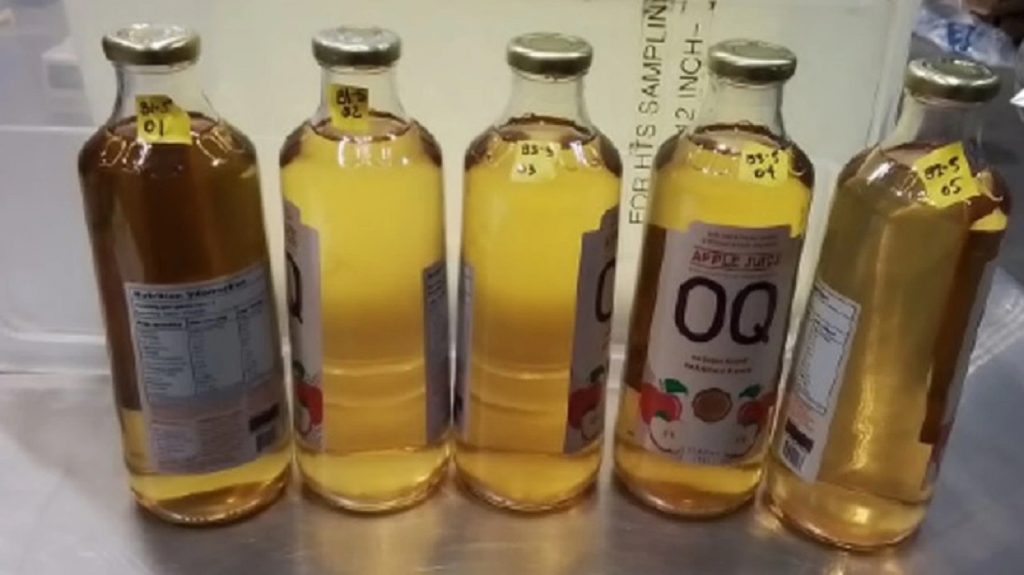 Βρέθηκε μεθαμφεταμίνη σε μπουκάλια χυμού μέσα σε κοντέινερ αξίας 270 εκ. δολαρίων! - Τρεις συλλήψεις