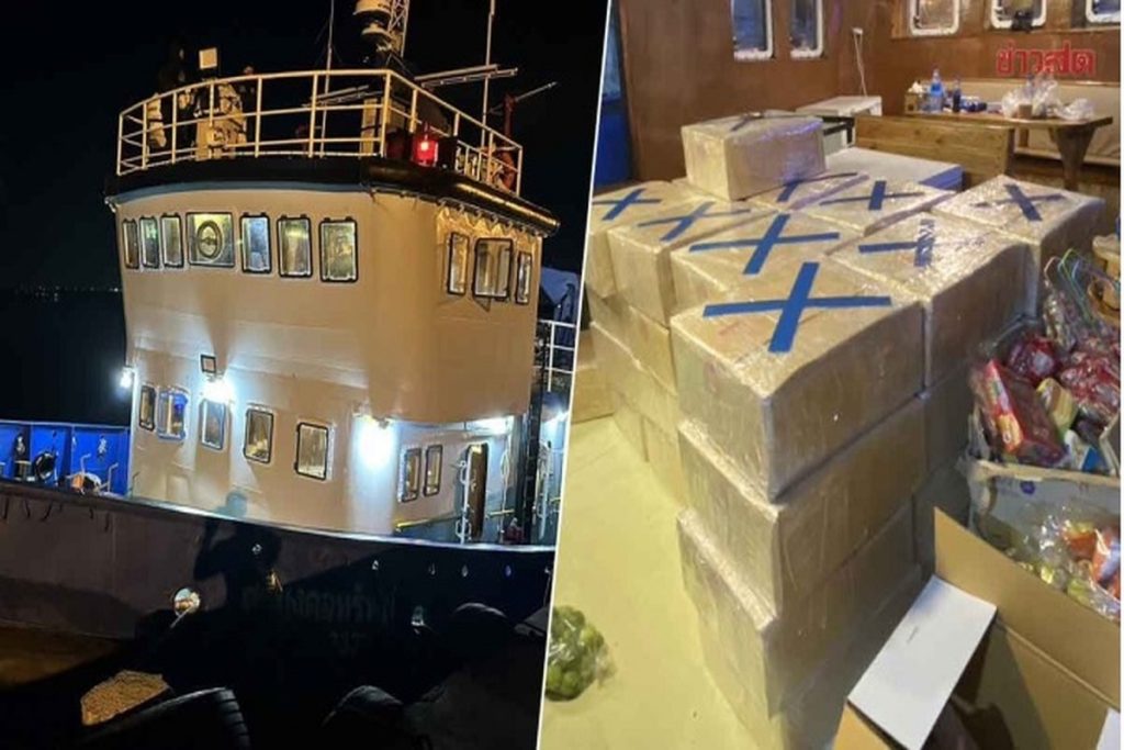 Κατασχέθηκαν 2 τόνοι κρυσταλλικής μεθαμφεταμίνης- Πήδαγαν στη θάλασσα να ξεφύγουν οι εμπλεκόμενοι