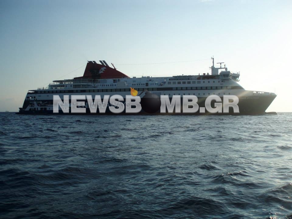 ''Eικόνες και Βίντεο'' από το φλεγόμενο «Νήσος Μύκονος»