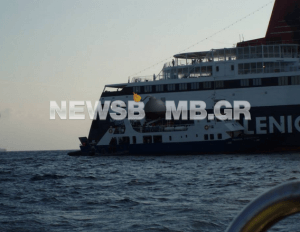 ''Eικόνες και Βίντεο'' από το φλεγόμενο «Νήσος Μύκονος»