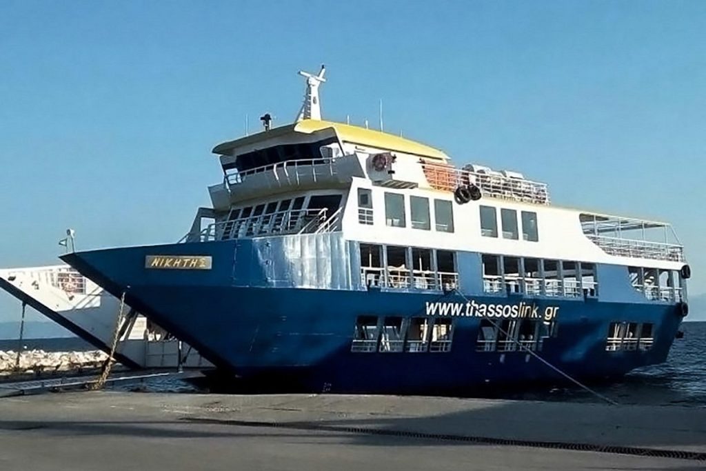 Στο κρηπίδωμα του λιμανιού της Καβάλας προσέκρουσε το πλοίο «ΝΙΚΗΤΗΣ»