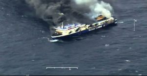 Greece Ferry Fire