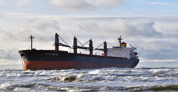 Προσάραξη ελληνόκτητου πλοίου στην Λιθουανία (photos)