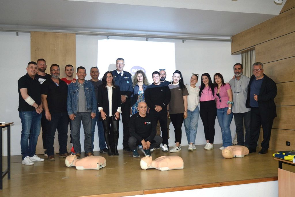 Εκπαιδευτικό πρόγραμμα πρώτων βοηθειών για τους εργαζόμενους στο Λιμάνι της Ελευσίνας από τον ΟΛΕ