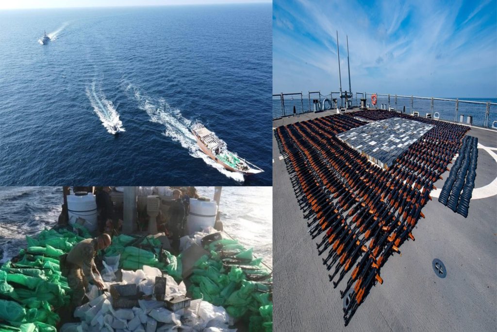 Κατάσχεση γιγαντιαίας ποσότητας όπλων από το ναυτικό των ΗΠΑ στην Αραβική θάλασσα