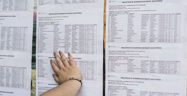 Ανακοινώθηκαν τα αποτελέσματα των πανελλαδικών εξετάσεων