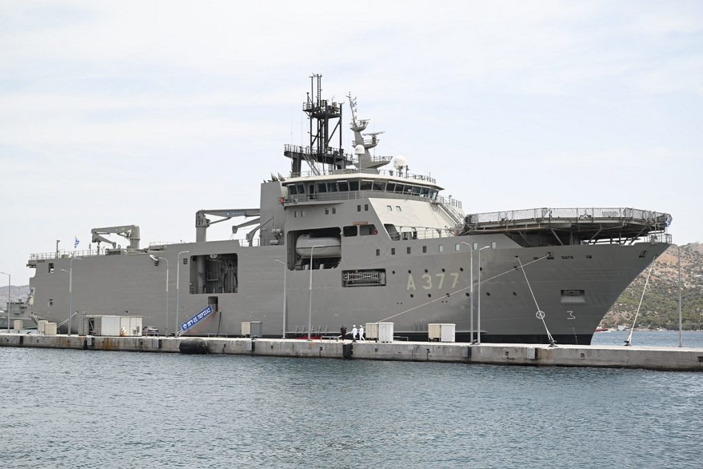 Εντάχθηκε στο πολεμικό ναυτικό το πλοίο γενικής υποστήριξης «Περσέας», δωρεά Π. Λασκαρίδη