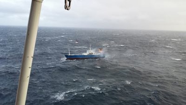 Πυρκαγιά ξέσπασε σε πλοίο Ro/Ro! [φωτο]