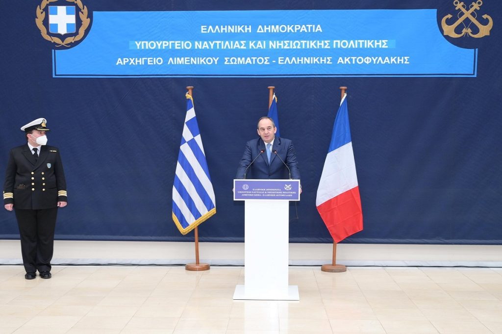 Επίσκεψη του Ινστιτούτου Ανωτέρων Σπουδών της Γαλλίας στο ΥΝΑΝΠ και στο Λιμενικό