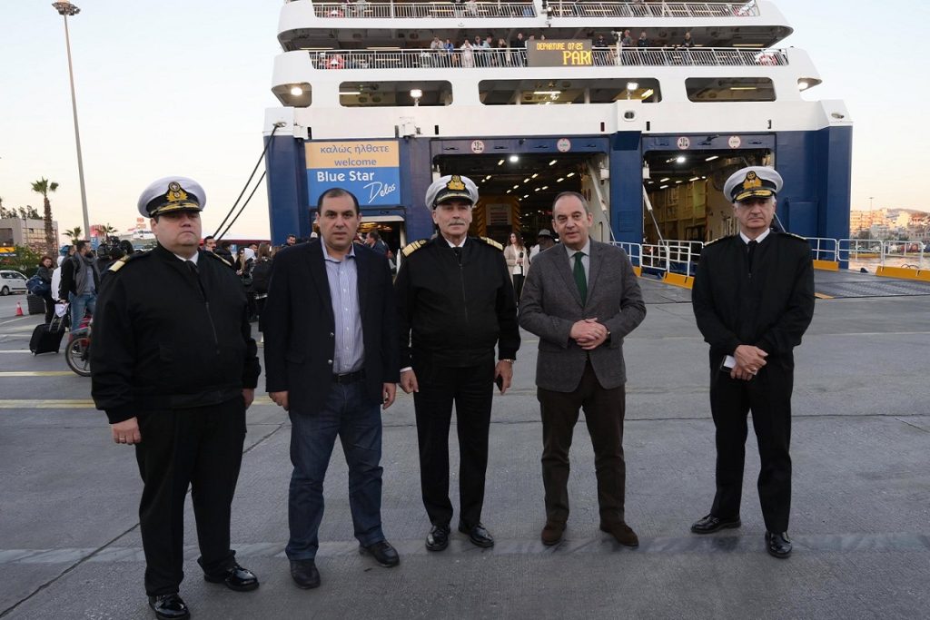 Γ. Πλακιωτάκης από το Λιμάνι του Πειραιά: Σταθερή μας προτεραιότητα η ασφάλεια των επιβατών και των πληρωμάτων