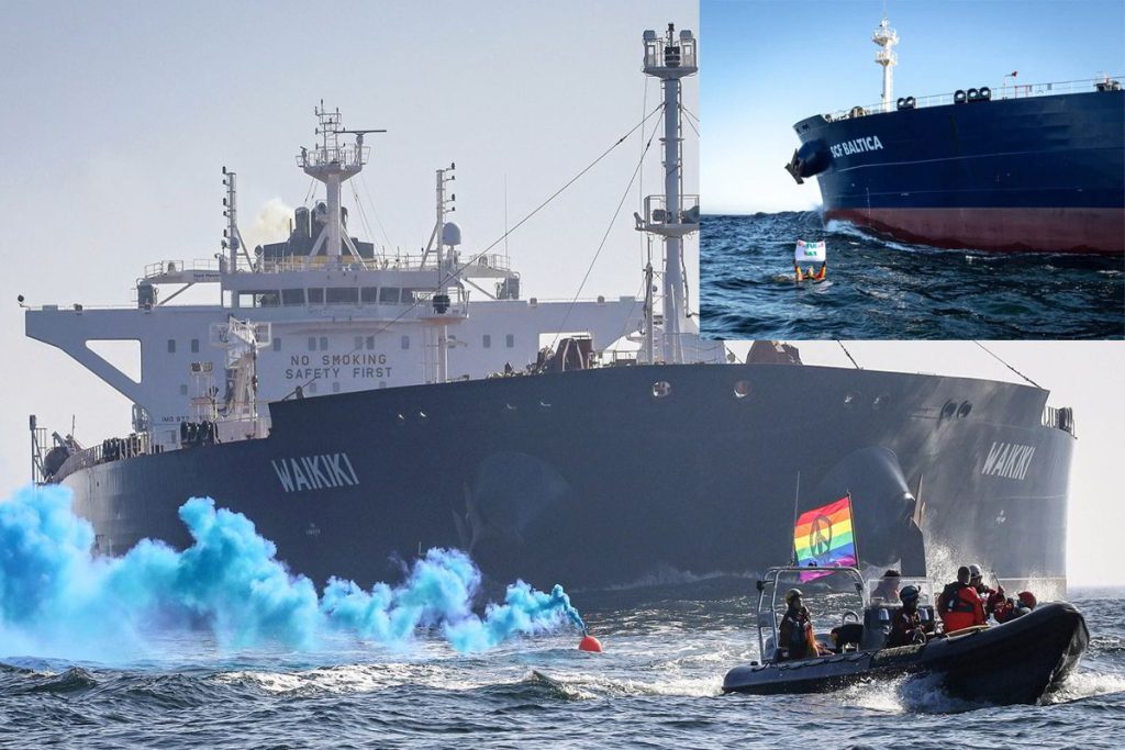 Στο στόχαστρο της Greenpeace δεκάδες πλοία που μεταφέρουν ρωσικό πετρέλαιο και φυσικό αέριο