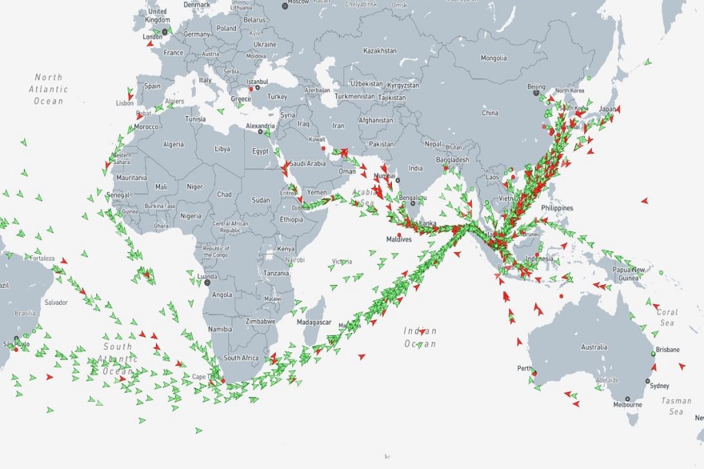 Όλα τα ρεκόρ έσπασε ο αριθμός αφίξεων πλοίων στη Σιγκαπούρη το 2023