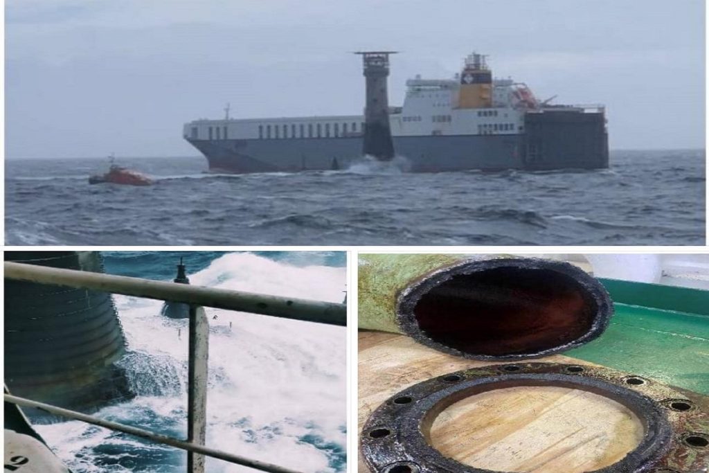 Οι ηρωικές προσπάθειες των μηχανικών για να αποτραπεί η προσάραξη του πλοίου δυστυχώς δεν είχαν αποτέλεσμα