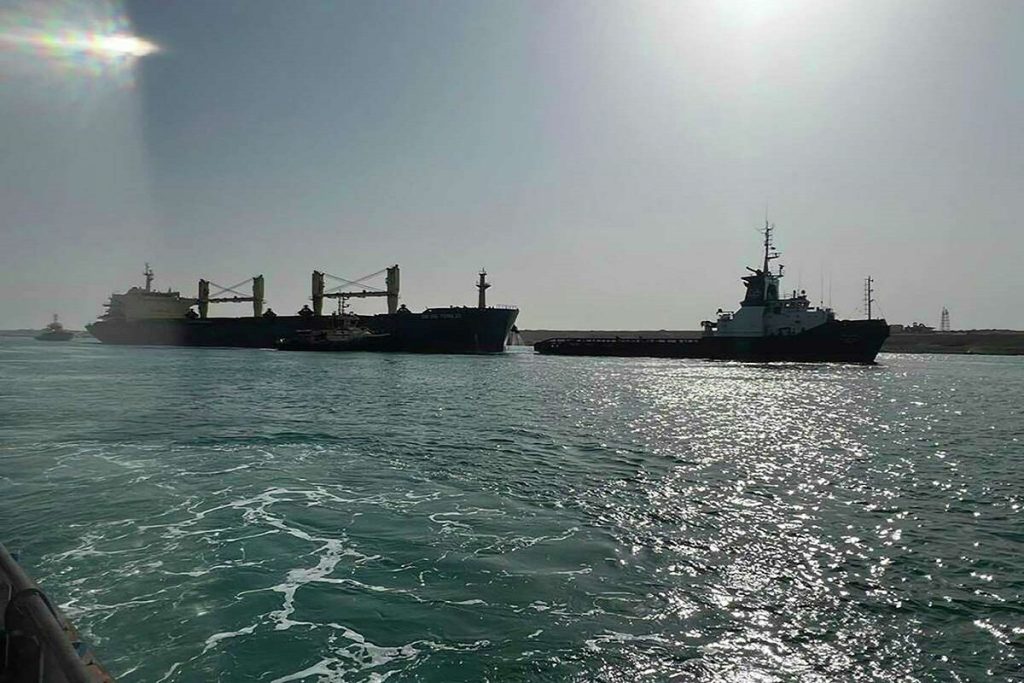 Τελευταία εξέλιξη με το πλοίο που προσάραξε στην διώρυγα του Σουέζ