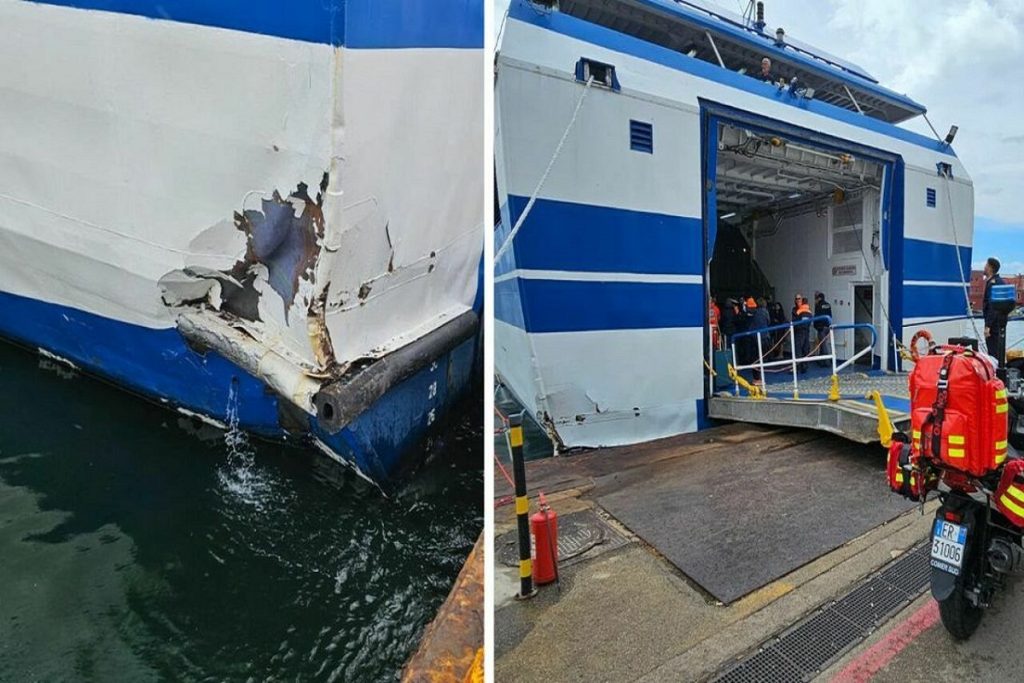 Δεκάδες τραυματίες μετά από πρόσκρουση πλοίου στο λιμάνι της Νάπολης (video & photos)