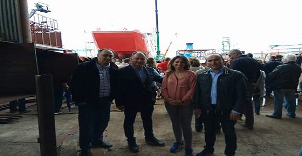 Εντυπωσιακή η τελετή καθέλκυσης του νεότευκτου πλοίου ΠΡΩΤΟΠΟΡΟΣ ΧΙΙΙ στο Πέραμα