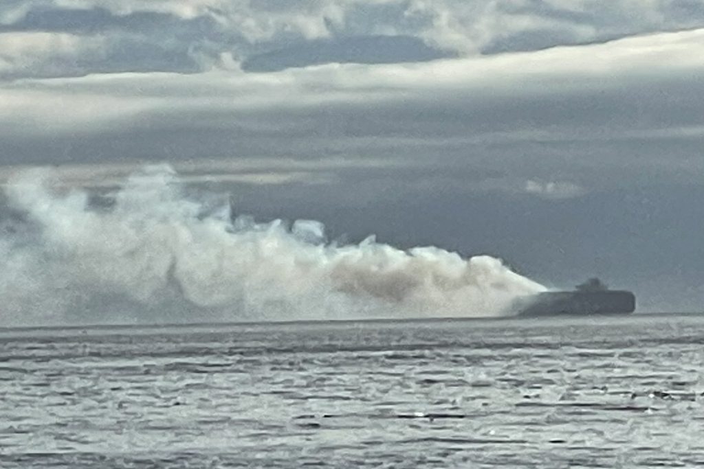 40 κοντέινερ έπεσαν στη θάλασσα από το πλοίο ZIM KINGSTON και στη συνέχεια ξέσπασε και πυρκαγιά! (photo+video)