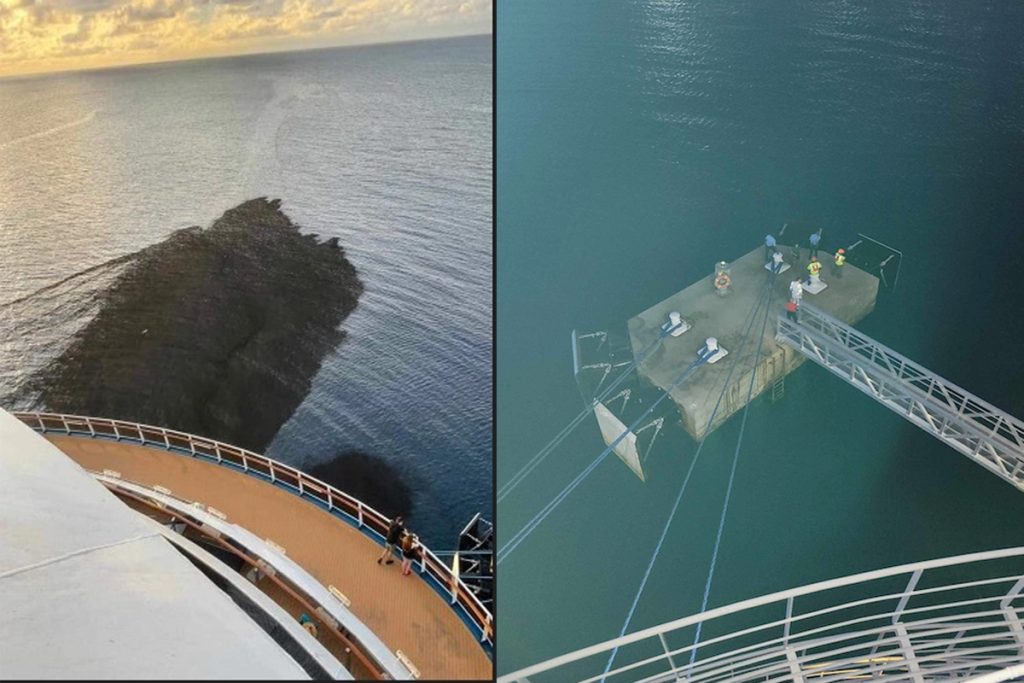 Βίντεο: Κρουαζιερόπλοιο έριξε κατά λάθος λύματα από το Scrubber μέσα στο λιμάνι