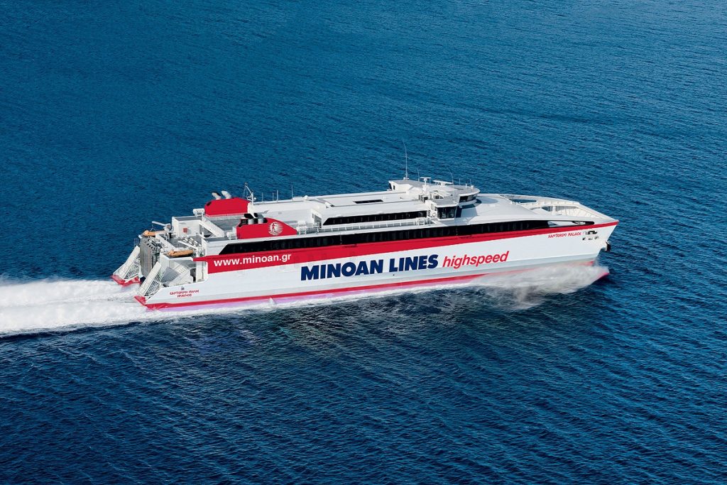 MINOAN LINES: Το Santorini Palace «σαλπάρει» για Τήνο