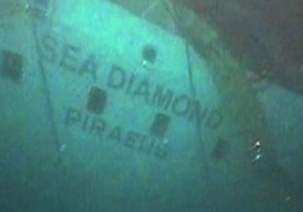 Sea Diamond: Εγκαταλελειμμένο Τοξικό Απόβλητο επί 14 χρόνια στον βυθό της Σαντορίνης