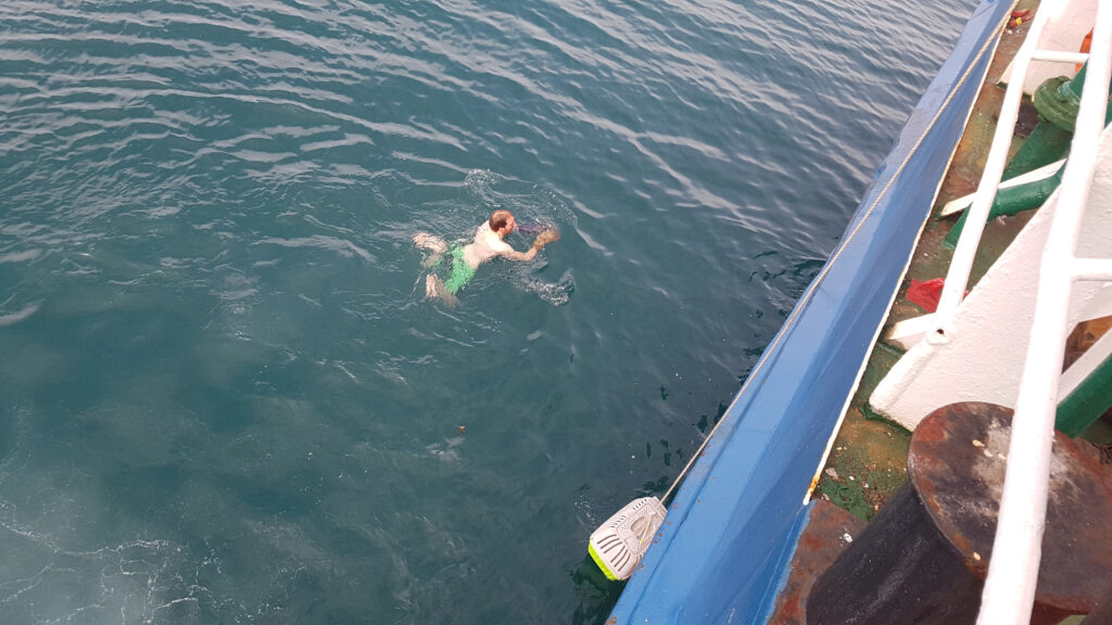 Καπετάνιος πήδηξε στη θάλασσα για να σώσει μια Σουρικάτα που έπεσε από το πλοίο! (photo)