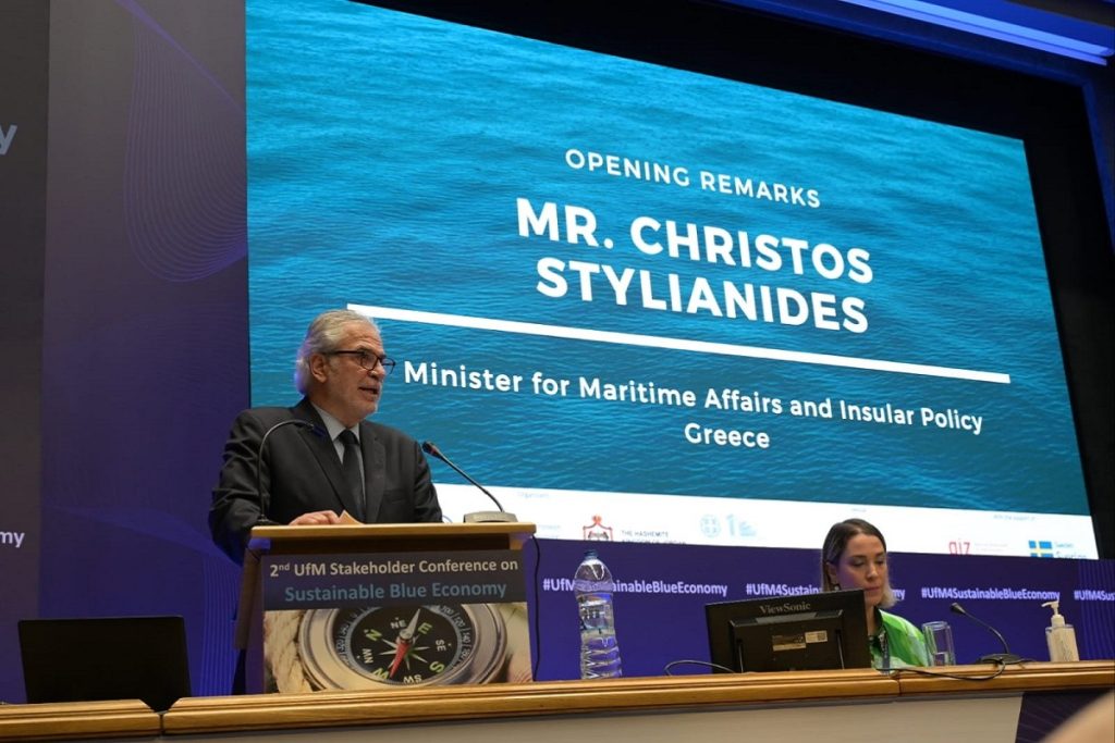 Στυλιανίδης: «Η Μεσόγειος αποτελεί ιδανικό πεδίο ανάδειξης πρακτικών που συμβάλλουν στην προώθηση της “Γαλάζιας Οικονομίας”»
