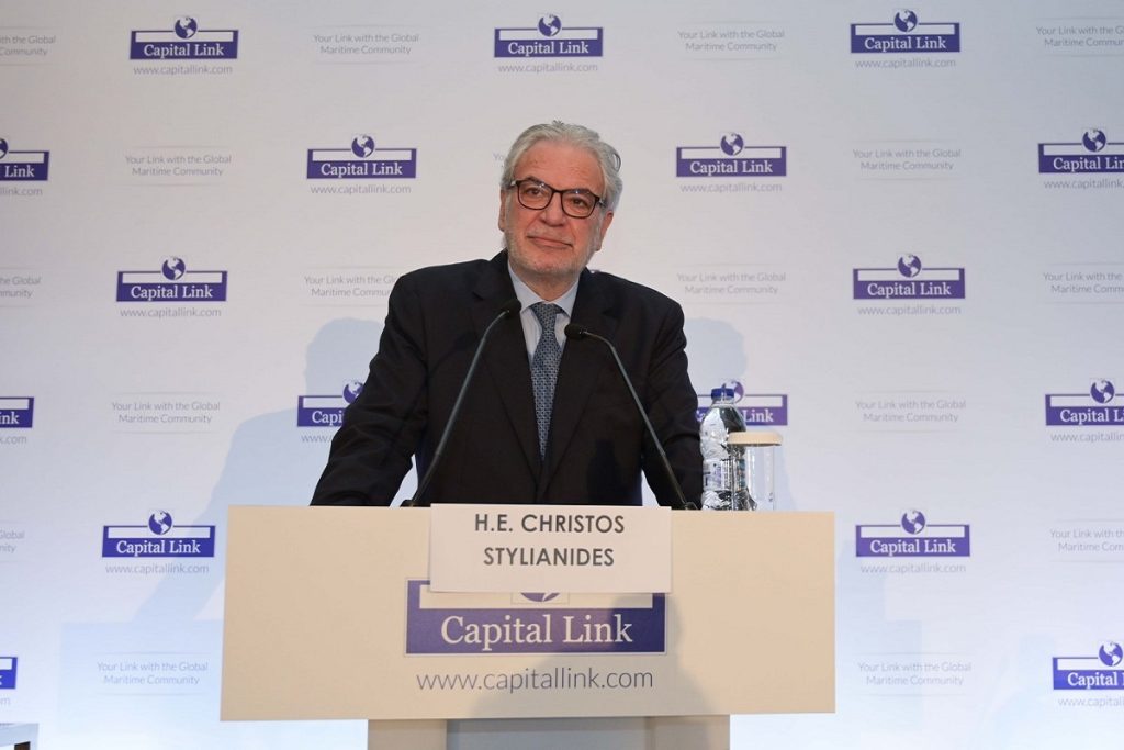 Χρ. Στυλιανίδης: "Η Ελλάδα θα παίξει πρωταγωνιστικό ρόλο στην πορεία προς την απανθρακοποίηση και την πράσινη ναυτιλία"
