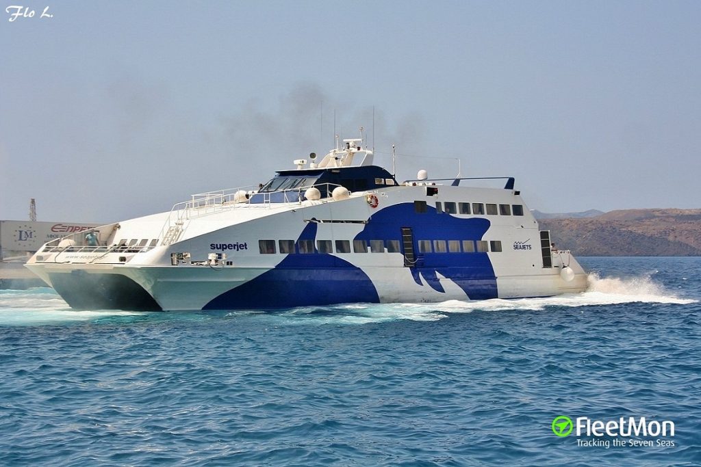 Tο Super Jet στην ενδοκυκλαδική γραμμή