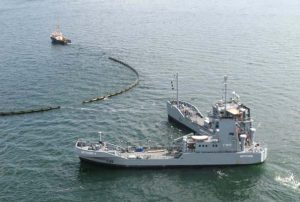 Schadstoffunfallbekampfung auf See mit dem Olauffangschiff BOTTSAND