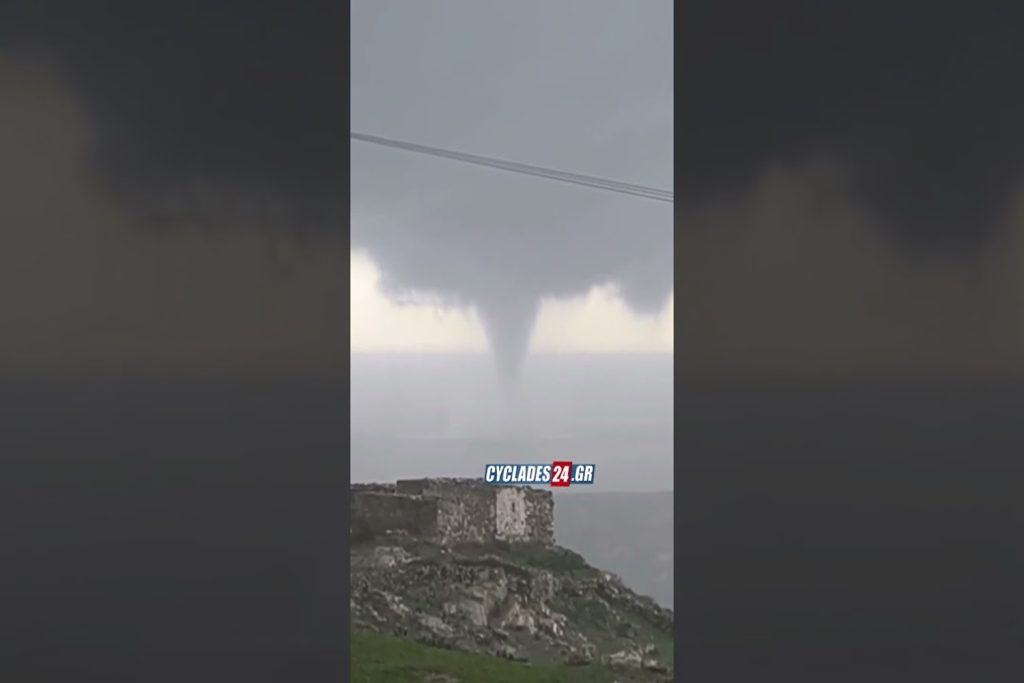 Υδροστρόβιλος “σάρωσε” τη Φολέγανδρο! (video)