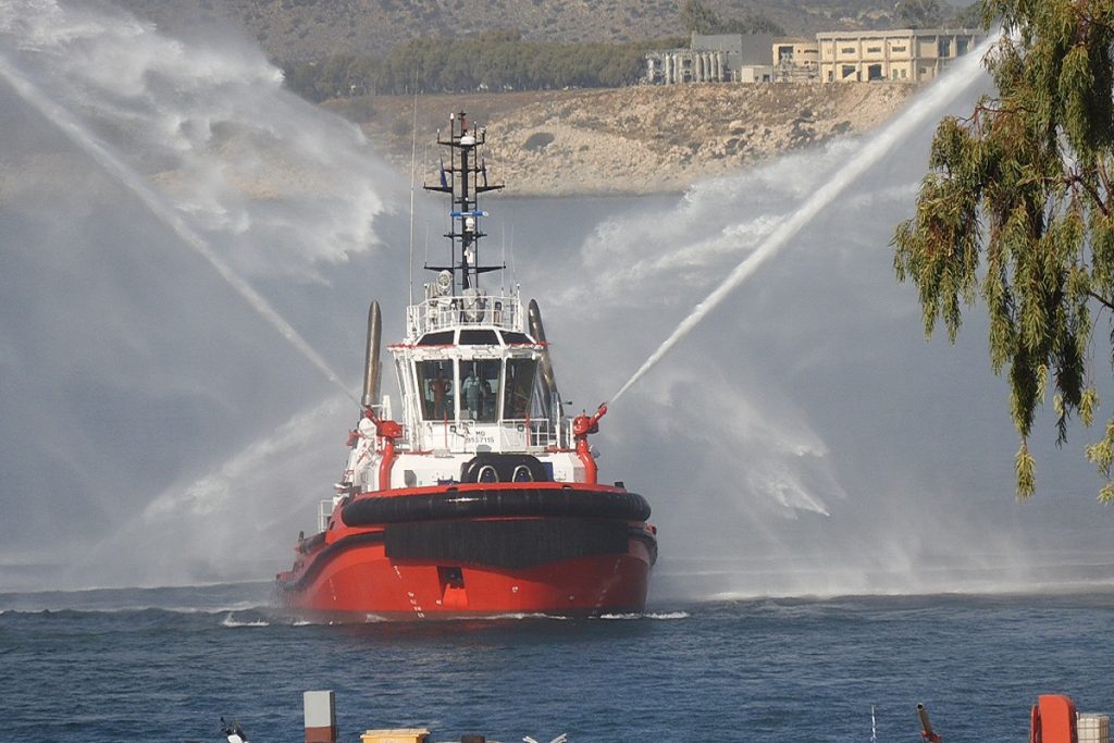 Στον Πειραιά αφίχθη το νεότευκτο ρυμουλκό της Vernicos Scafi “VERNICOS SCAFI III” (video)