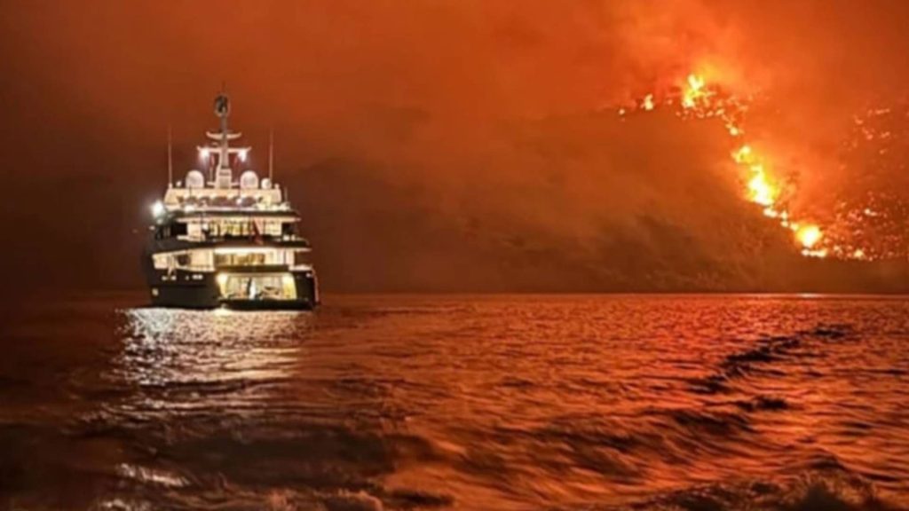 Φωτιά στην Ύδρα: Αποφυλακίστηκε ο υποπλοίαρχος του «Περσεφόνη», αποδεσμεύτηκε η θαλαμηγός