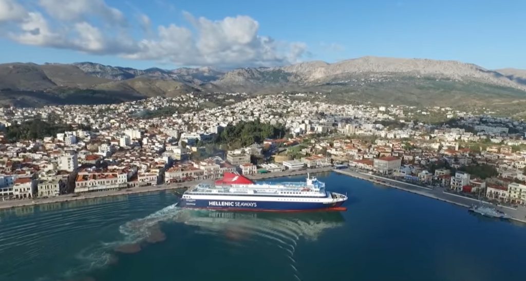 Η επιδέξια μανούβρα του Νήσος Μύκονος μέσα από ένα εντυπωσιακό βίντεο!