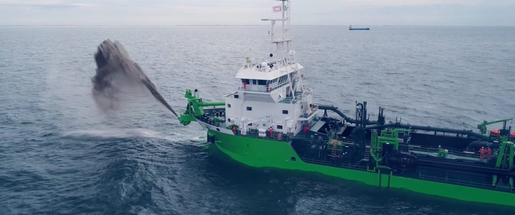 TSHD Minerva: Τα δοκιμαστικά της πρώτης βυθοκόρου στον κόσμο που κινείται με φυσικό αέριο (βίντεο)