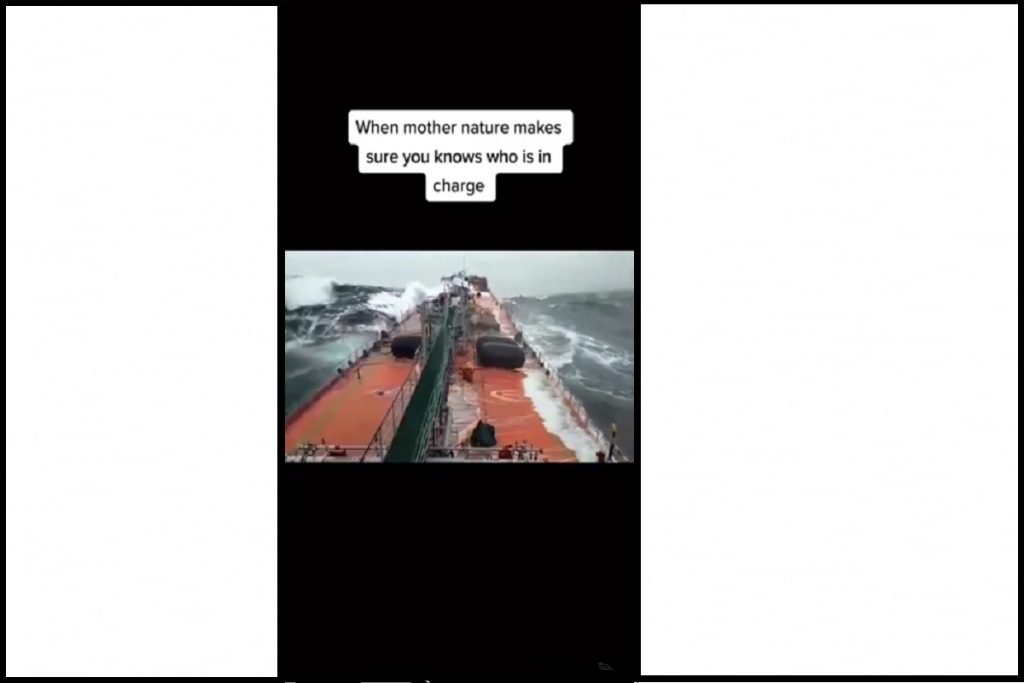 Όταν η μητέρα φύση σου δείχνει ποιος είναι το «αφεντικό» (video)
