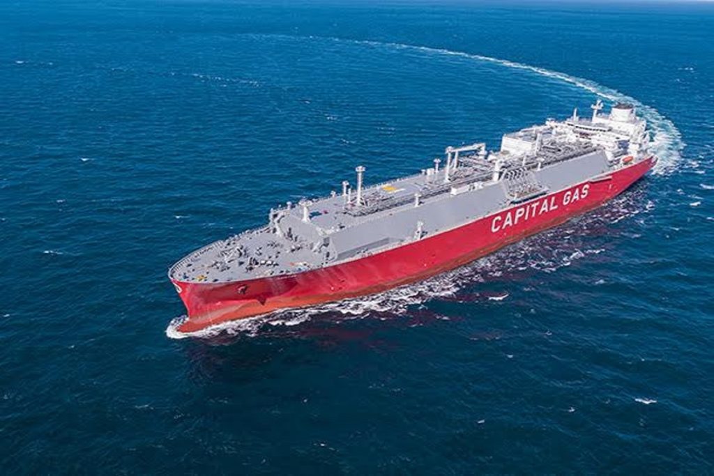 Η Capital Gas παρέλαβε το νεότευκτο LNG Carrier «Adamastos»